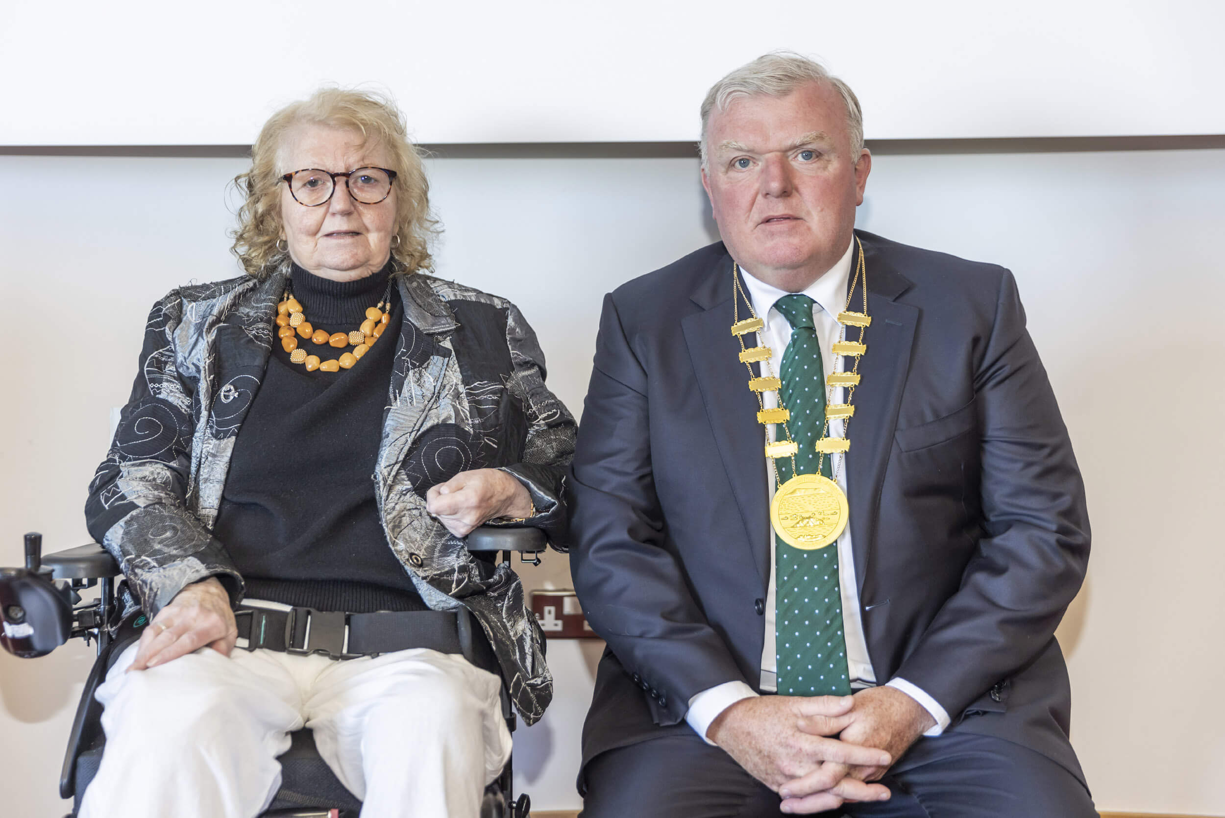 Cathaoirleach Cllr Tom Fox with Mother 